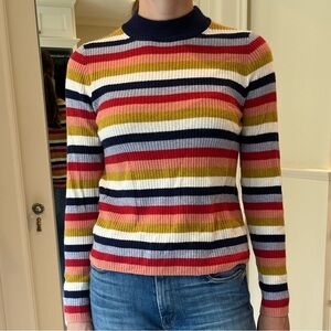 Multicolor striped sweater